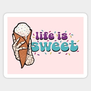 Life is Sweet Ice Cream Magnet